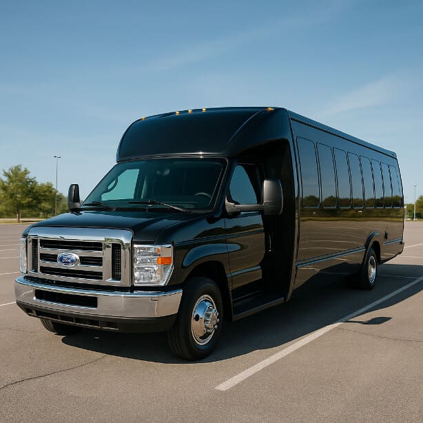 Palmdale Shuttle Bus Rentals 18 Passenger Shuttle Bus