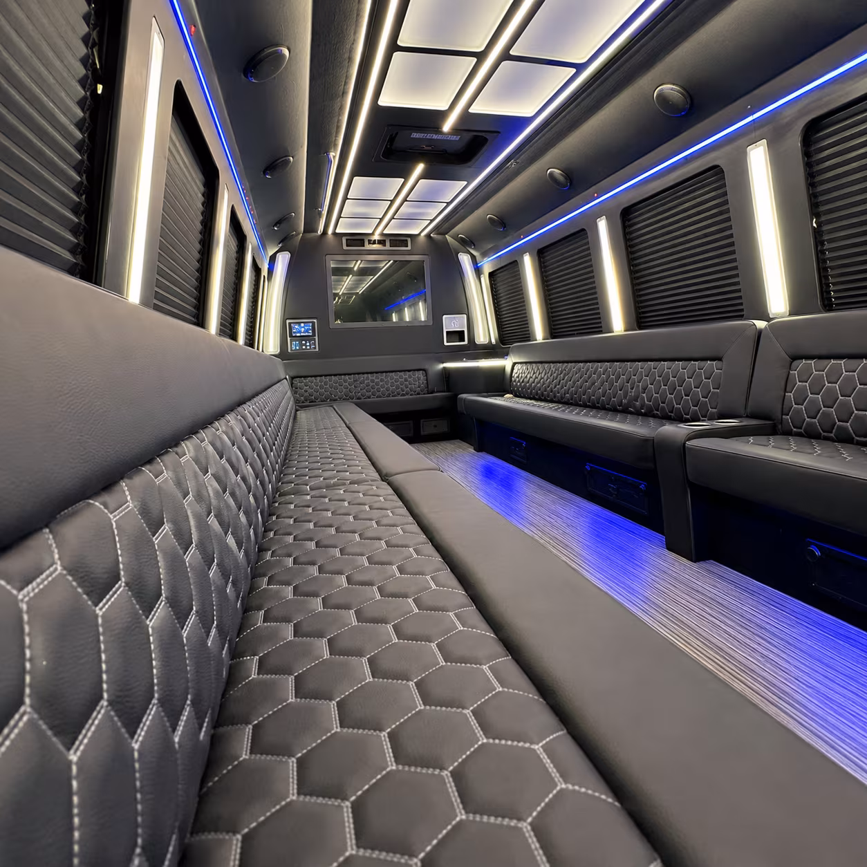 affordable palmdale prom party bus prices split across your group