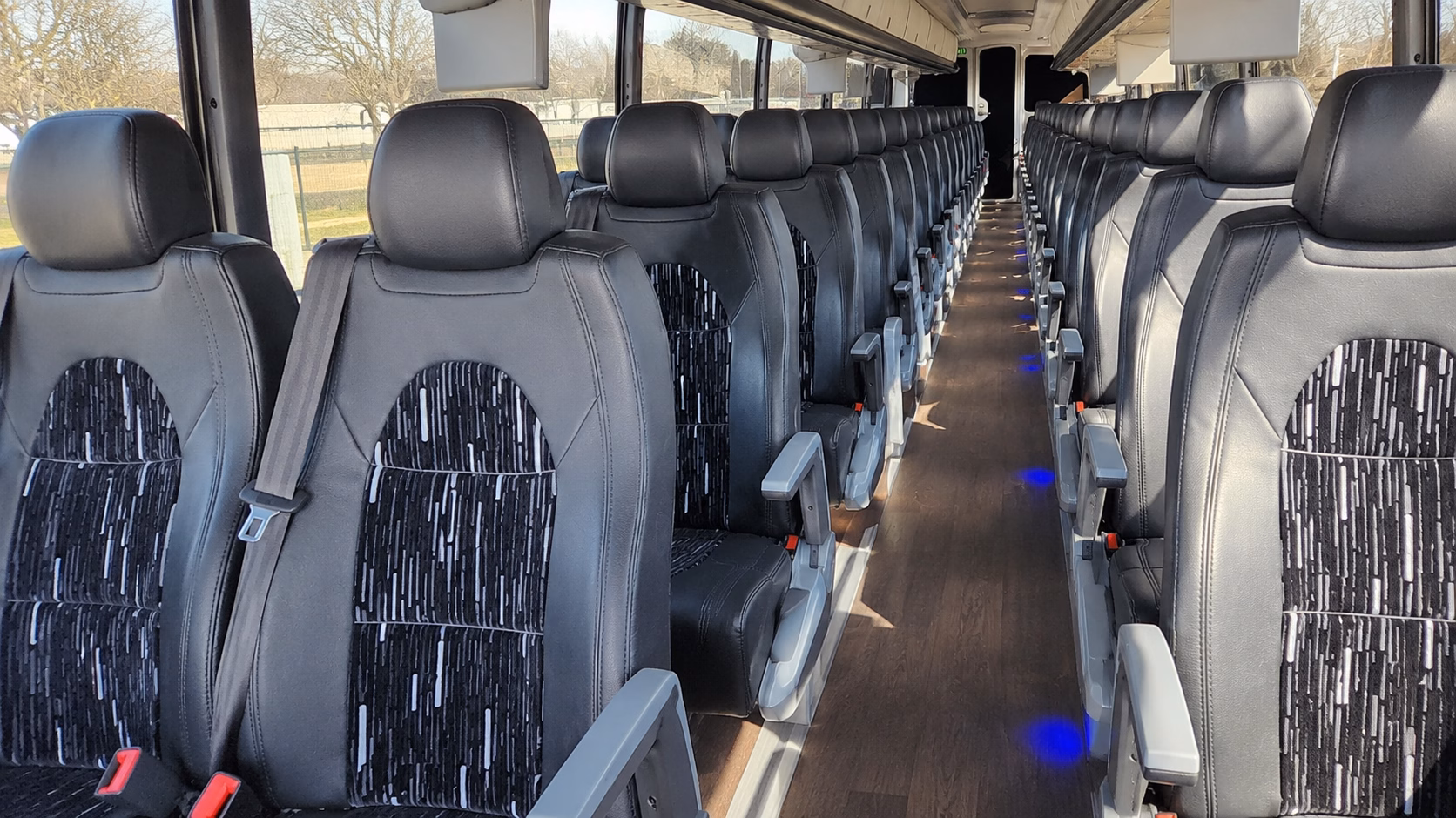 palmdale charter bus services inside