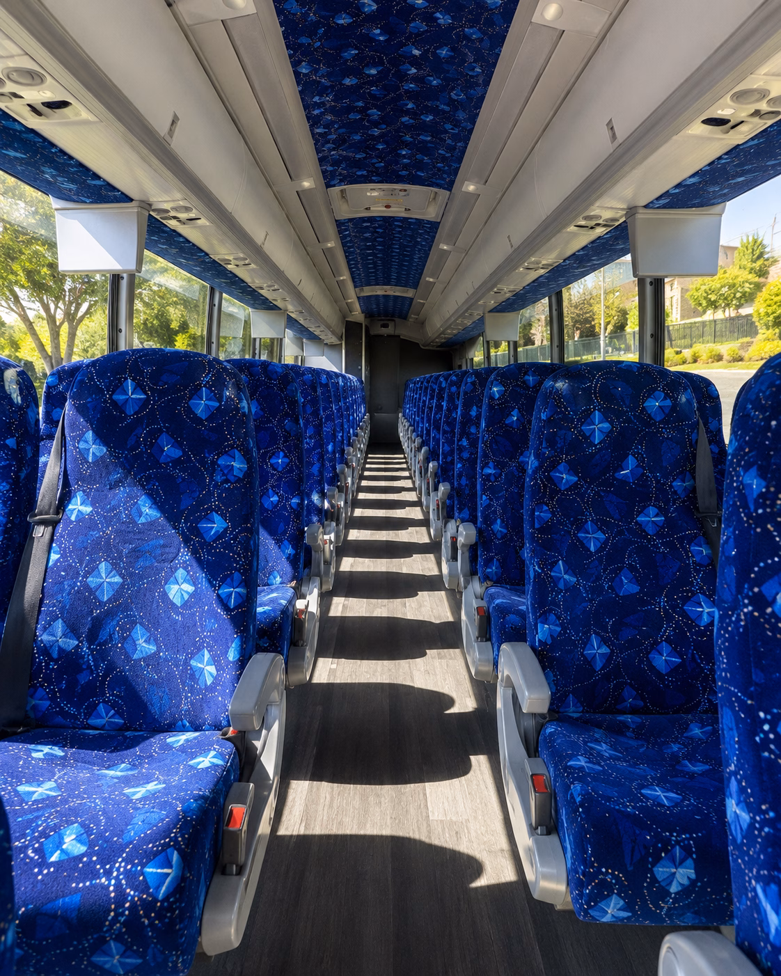 palmdale charter bus services interior